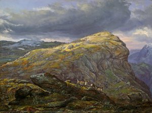Stugunøset à Filefjell - Johan Christian Dahl
